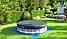 Каркасний басейн 457*122 см, сходи, фільтр-насос (3785 л/год), тент, об'єм 16805 л, Intex 26726, фото 8