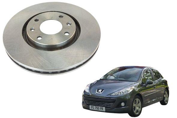 Диск гальмівний передній Peugeot 207 2006-2014 283x26x4 (VCBD4249J6)