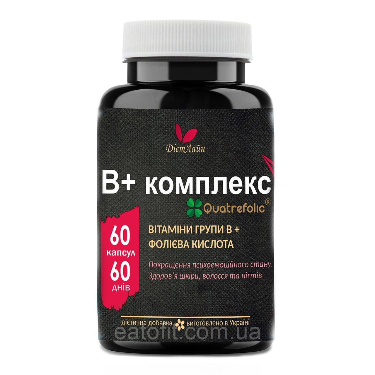 В+фолієва к-та, комплекс вітамінів ТМ Дієтлайн капс №60 DIL-40202