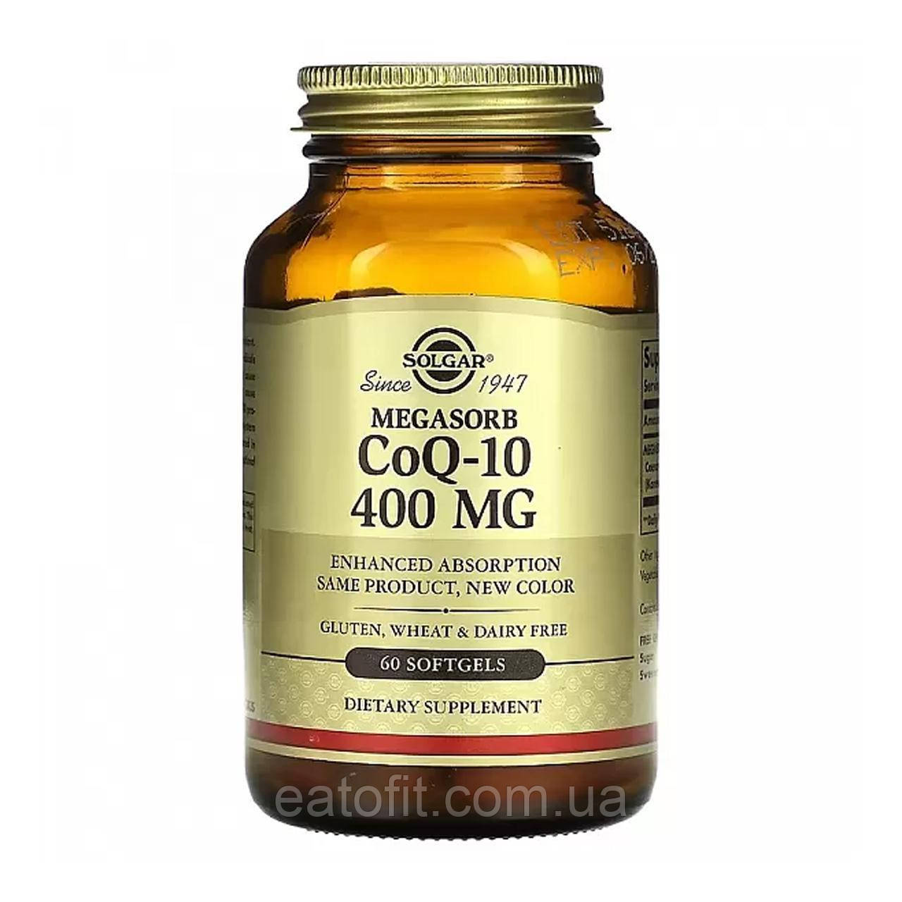 Коензим CoQ10 (CoQ10) 400 мг 60 капсул SOL-00975