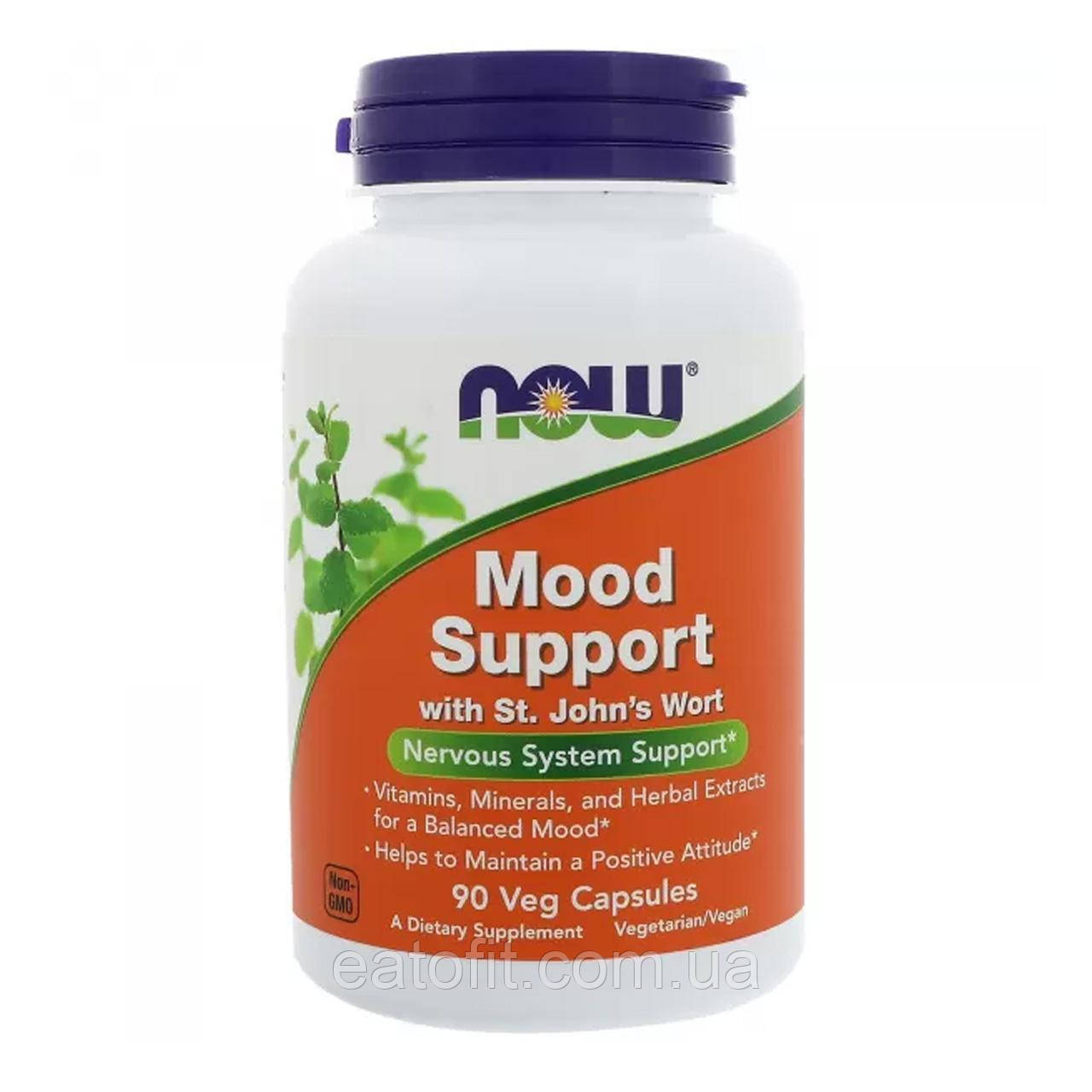Комплекс для підтримки настрою зі звіробою (Mood Support) 90 капсул NOW-03351