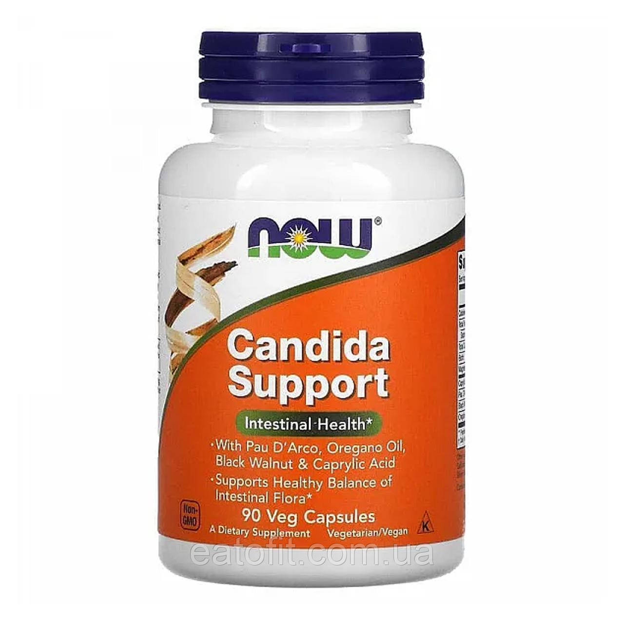 Протикандидний засіб (Candida Support) 90 капсул NOW-03308