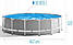 Каркасний басейн 457*122 см, сходи, фільтр-насос (3785 л/год), тент, об'єм 16805 л, Intex 26726, фото 2