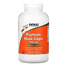 Псиліум лушпиння насіння подорожника в капсулах (Psyllium Husk Caps) 700 мг 360 капсул NOW-05974