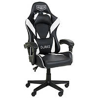 Крісло VR Racer Dexter Djaks чорний/білий