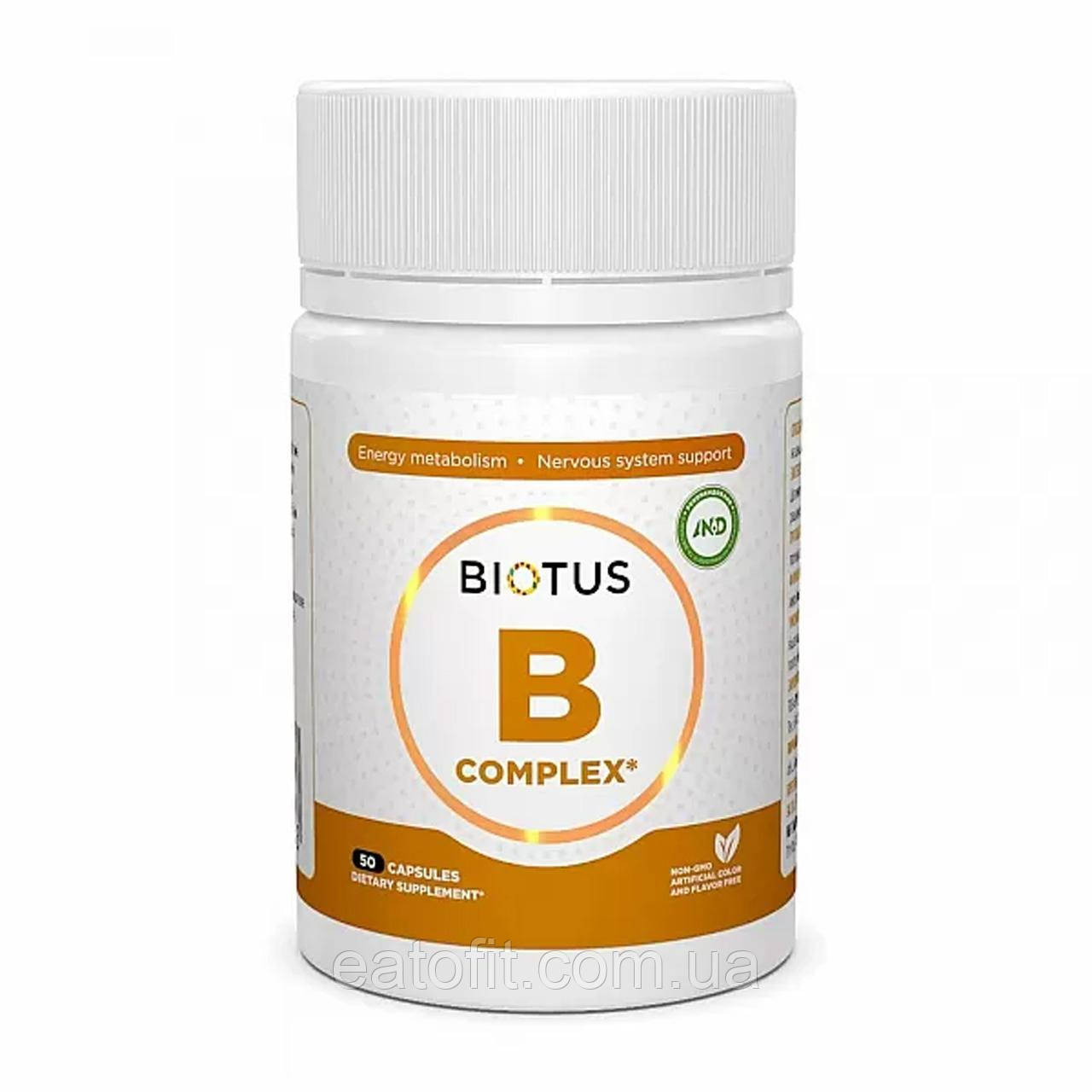 B-комплекс (B-complex) 50 капсул BIO-531033
