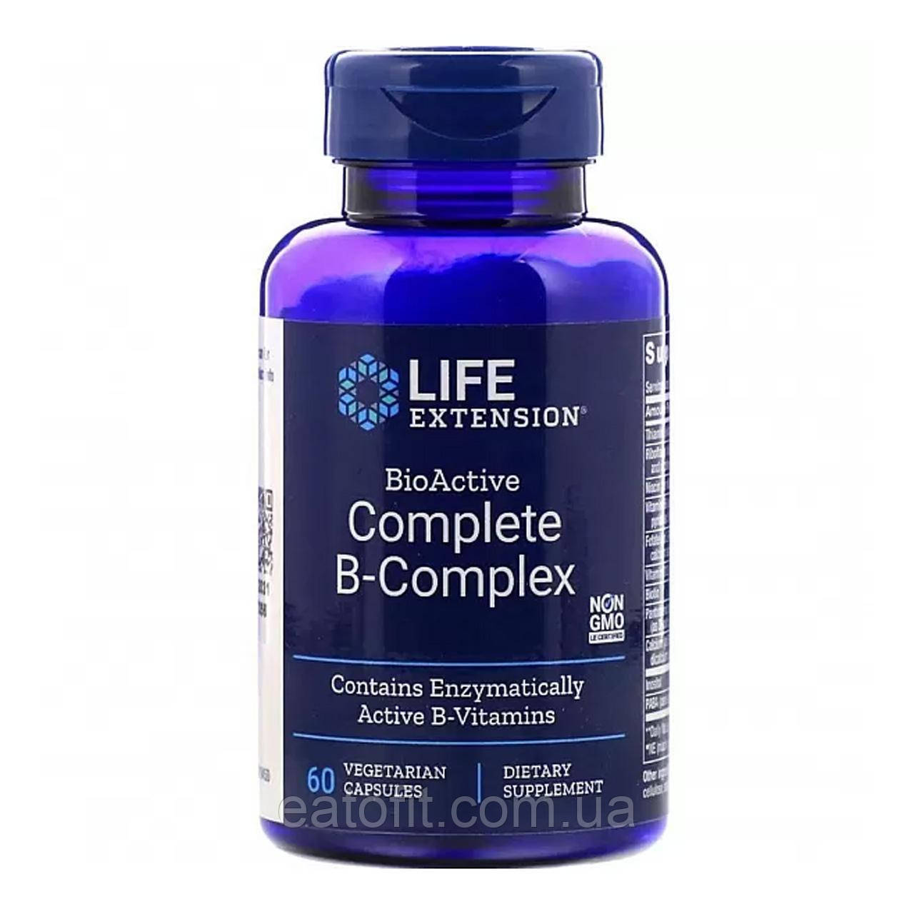 В-комплекс вітамінів (BioActive B-Complex) 60 капсул LEX-19456