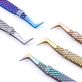 Пінцети для нарощування вій 