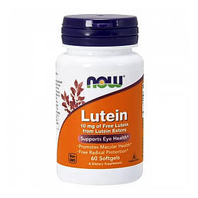 Лютеїн (Lutein) 10 мг 60 капсул NOW-03058