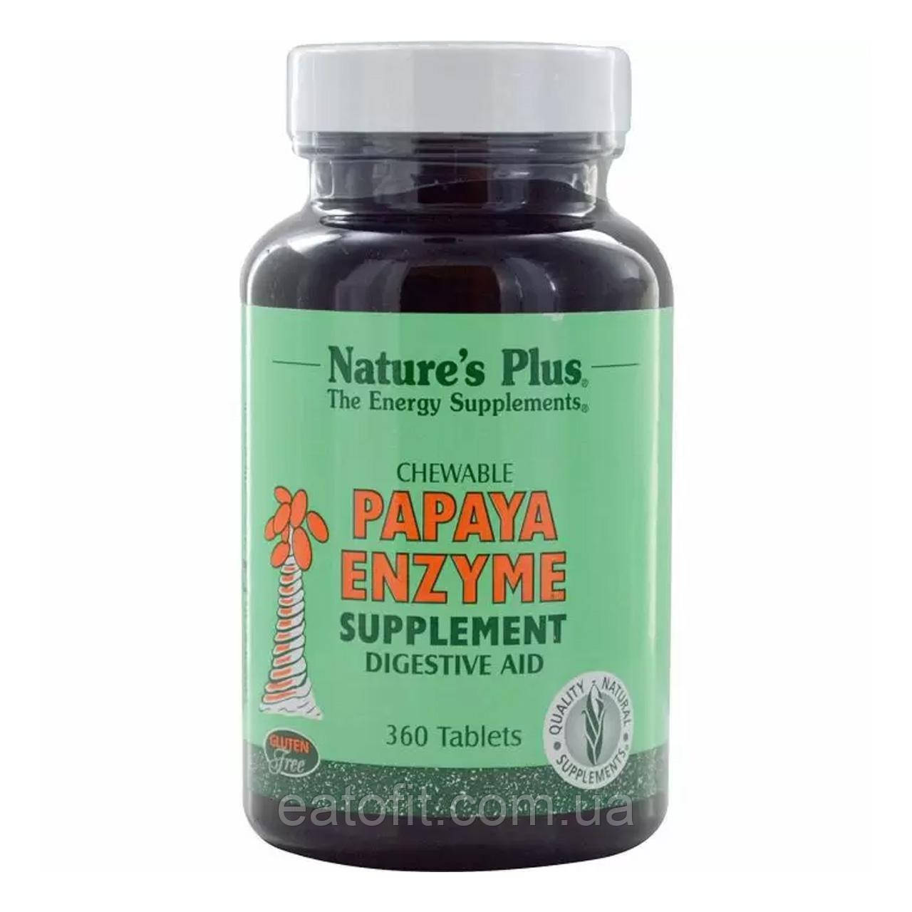 Травні ферменти папайї (Chewable Papaya Enzyme Supplement) 360 жувальних таблеток NAP-04462, фото 1