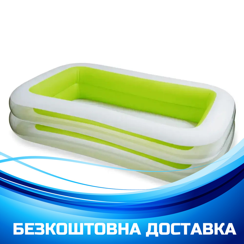 Надувний басейн Сімейний (розмір 262х175х56см, об'єм: 769л) Intex 56483 NP, фото 1