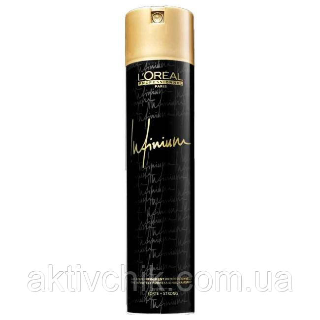 Професійний лак для волосся L'Oreal Professionnel Infinium Fort сильної фіксації 500 мл