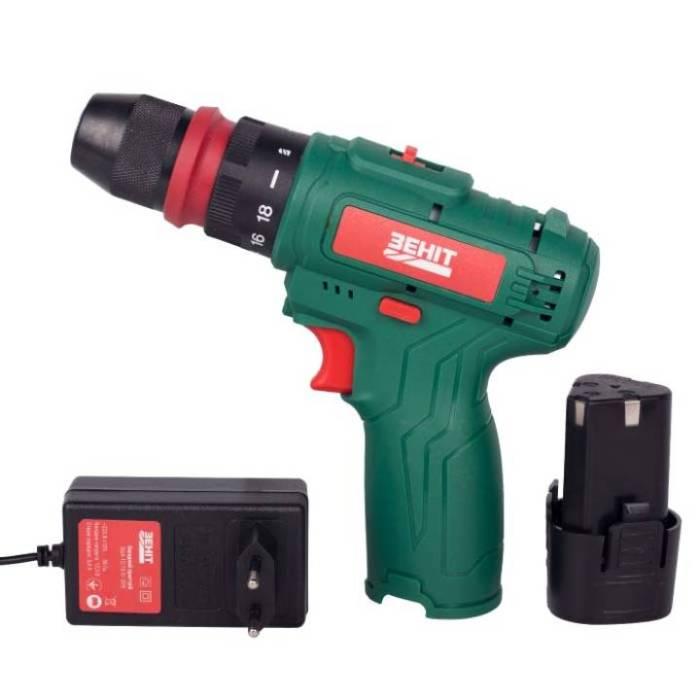 Шуруповерт акумуляторний Зенит ЗША-12/15 S1 DFR, фото 1