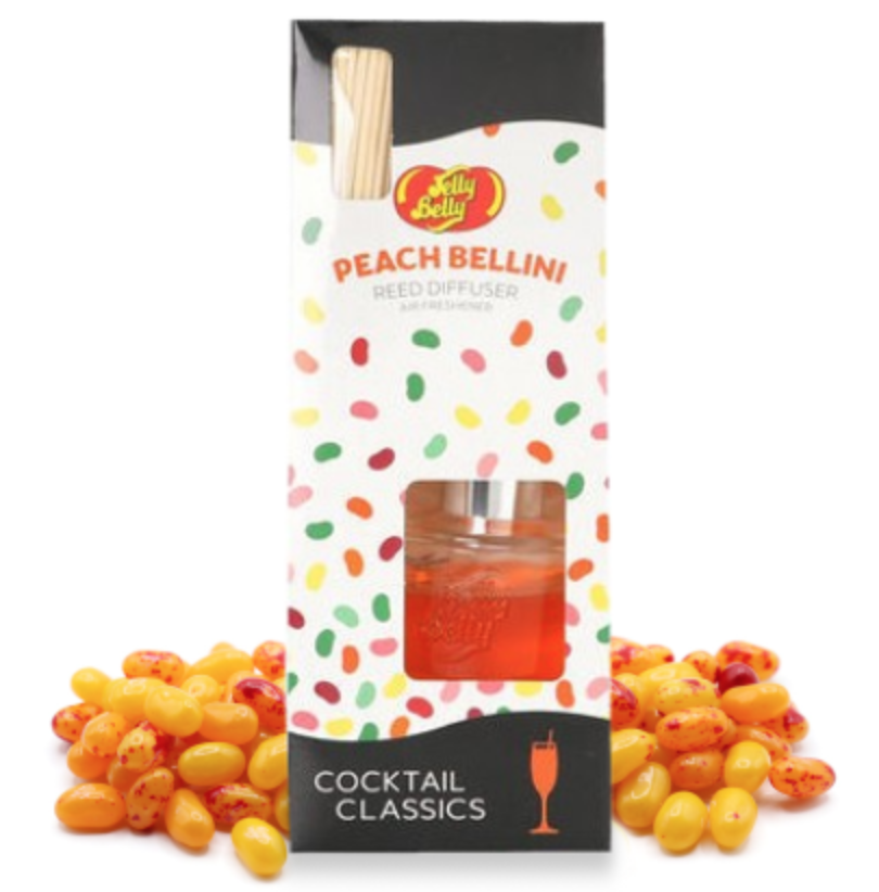 Аромадифузор з ротанговими паличками Jelly Belly Reed Diffuser Peach Bellini Room with Rattan Sticks 30 ml