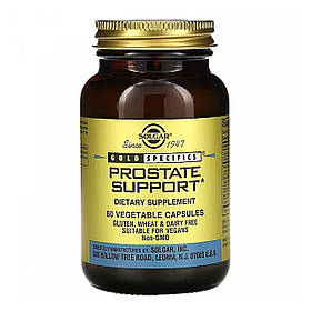 Здоров'я простати (Prostate Support), Solgar, Gold Specifics, 60 вегетаріанських капсул SOL-02295