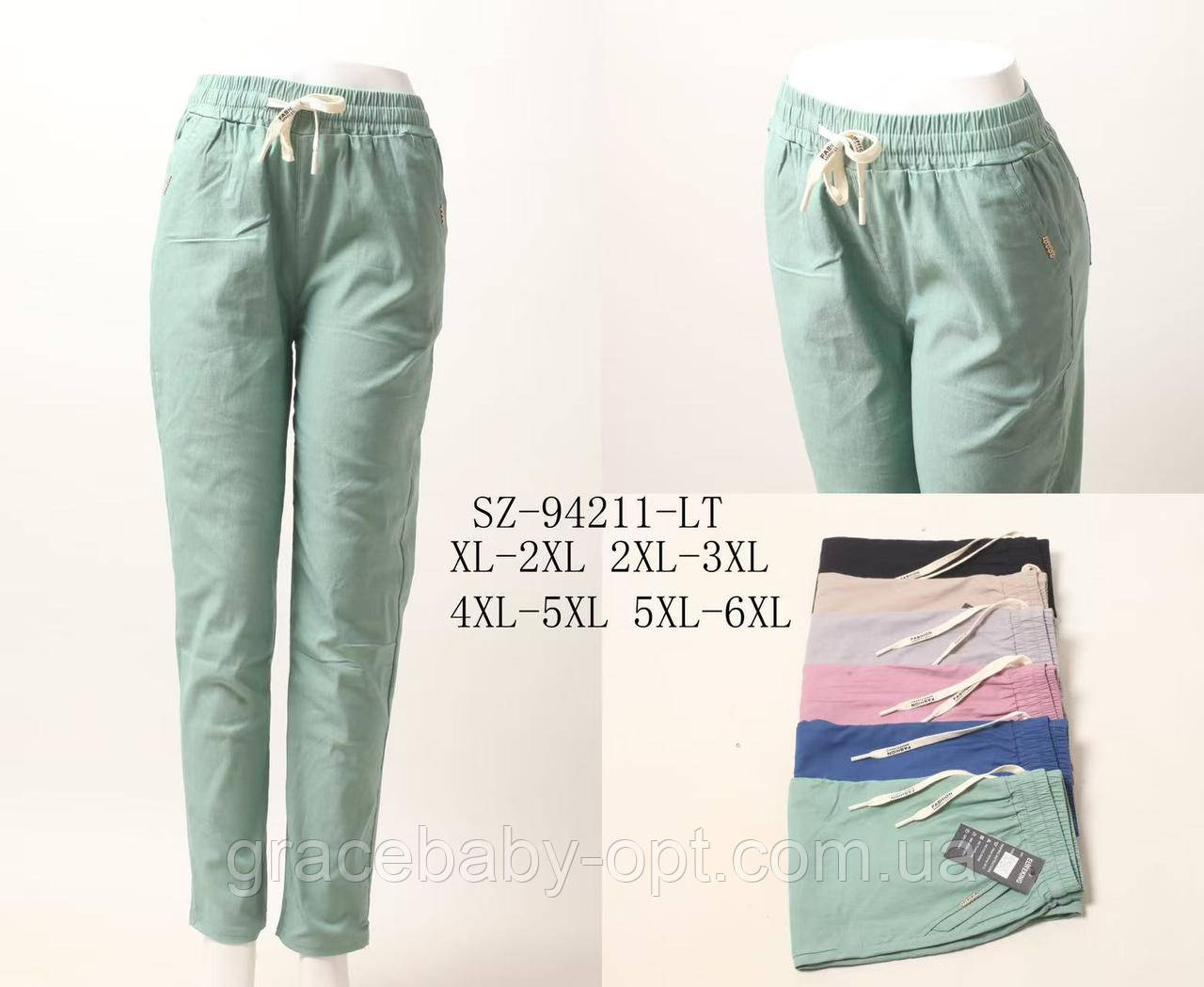 Штани жіночі оптом, XL/2XL-5XL/6XL pp, № Nana-SZ-94211, фото 1