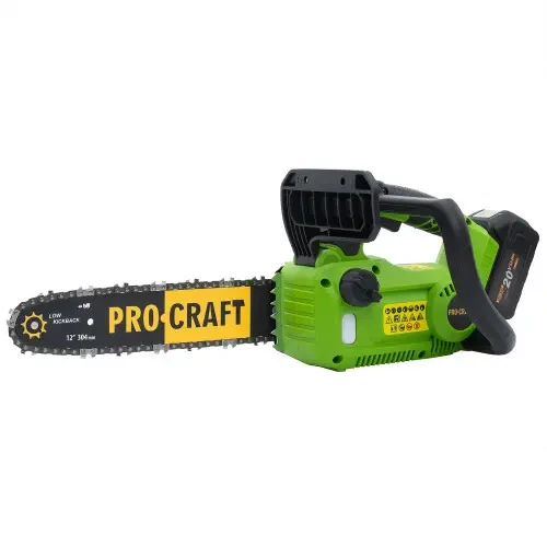 Акумуляторна ланцюгова пила ProCraft PKA42Li (1 АКБ 20V/4Am та ЗУ)