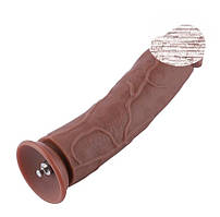 Великий фалоімітатор насадка для секс машини Hismith Silicone Dildo 28см