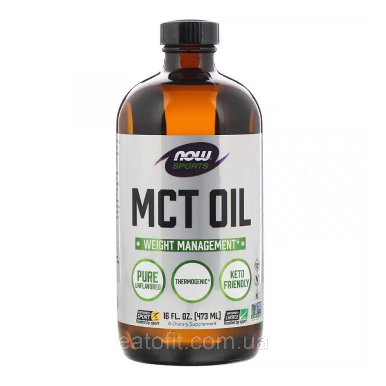 Олія МСТ (MCT Oil) 473 мл NOW-02211