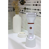 Жіночий тример акумуляторний з насадками 3в1 водонепроникний до 60хв роботи Zilan ZLN8740, фото 7