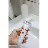 Жіночий тример акумуляторний з насадками 3в1 водонепроникний до 60хв роботи Zilan ZLN8740, фото 8