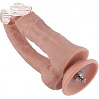 Подвійний фаломітатор-насадка Hismith Double Penetrator Silicone Dildo
