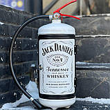 Вогнегасник бар Jack Daniel's, білий, на подарунок від колективу, фото 3