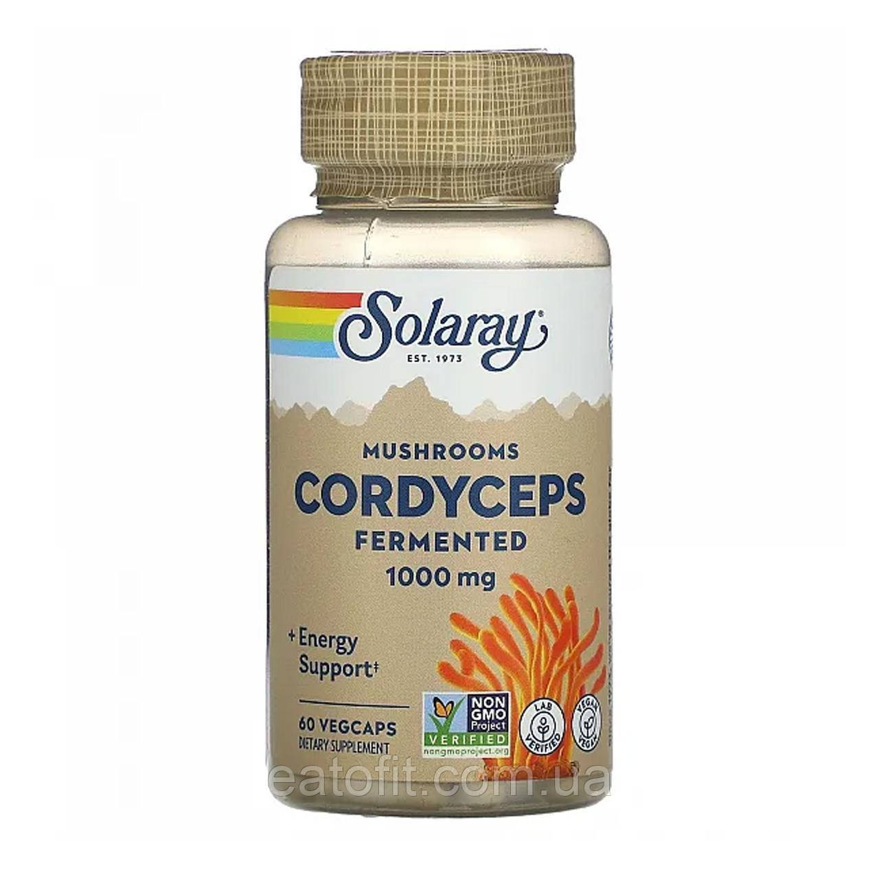 Ферментований кордицепс (Fermented Cordyceps) 500 мг 60 капсул SOR-77193