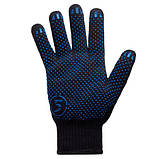 Рукавички робочі чорні з пвх-покриттям PREMIUM 8511 розмір XL, фото 2