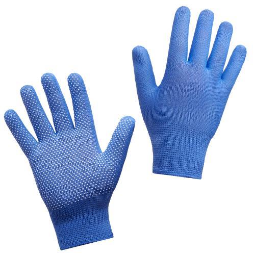 Рукавички нейлон із мікроточкою сині, фото 1