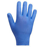 Рукавички нейлон із мікроточкою сині, фото 3