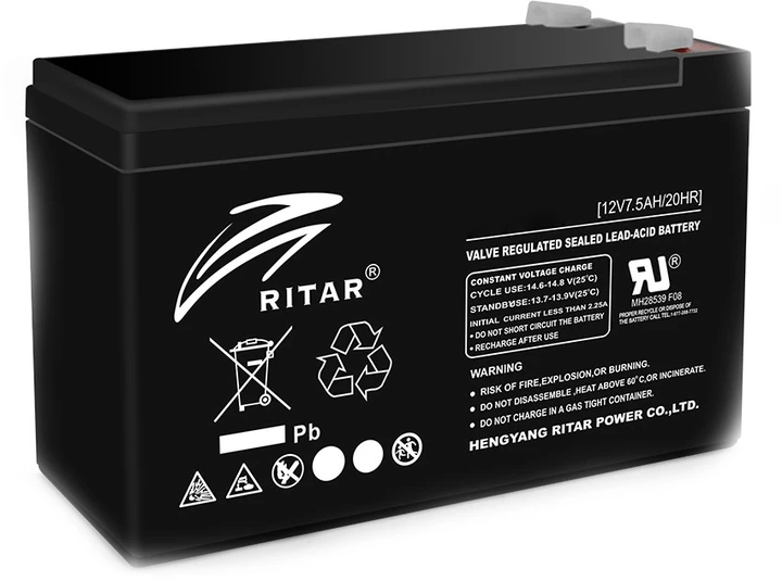 Акумулятор RITAR 12V 7.5Ah