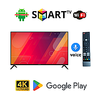 Телевізор Grunhelm 34" I Android 15.0/Smart TV/DVB/T2/FullHD/USB/ (1980x1080) блютуз + голосове управління