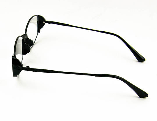 Іміджеві прямокутні окуляри (арт. 6001) чорна оправа, фото 2