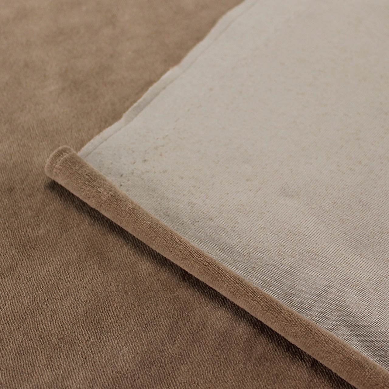 Велюр бавовняний, гарячий шоколад (180 см ширина) ОПТ-292, фото 1