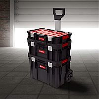 Набір ящиків для інструментів на колесах Qbrick System TWO Alu Vario 530 x 385x 690 мм Польща