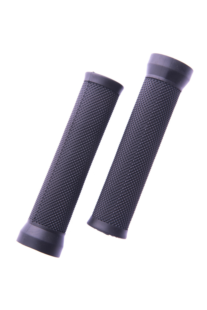 Ручки вело керма (грипси) FLANB FL-356-1 чорного кольору / гумові, фото 1