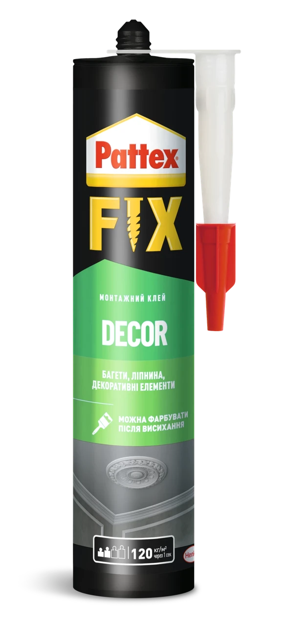 Клей монтажний Pattex Fix Decor 380г