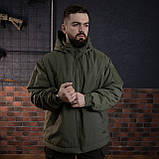 Куртка Grifon Arctic Level 7 утеплена (мікроріп-стоп на трикотажній основі) хакі МК, фото 9
