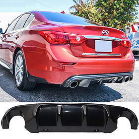 Infiniti Q50 2014-17 дифузор на задній бампер Новий