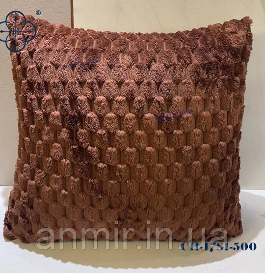 Наволочка двостороння на декоративну подушку розмір 50х50 см, кольору міксом