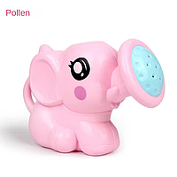 Дитяча іграшка для ванни "Слоненя-лійка" рожева