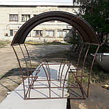 Металевий каркас садової алтанки, фото 2