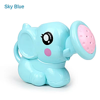 Дитяча іграшка для ванни "Слоненя-лійка" блакитна
