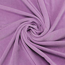 Велюр х/б лілового кольору, ширина 180см № В-816