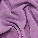 Велюр бавовняний, колір ліловий (180 см ширина) ОПТ-816, фото 4