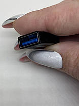 Перехідник Denmen DU15 2in1 Micro to USB 3.0 audio converter (Чорний), фото 4