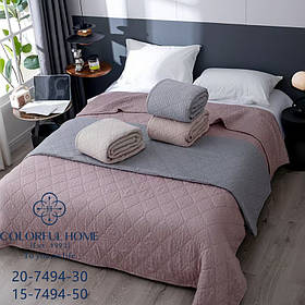 Покривало муслін Colorful Home 200х230см Ромби в асортименті