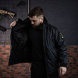 Куртка Grifon Arctic Level 7 утеплена (мікроріп-стоп на трикотажній основі) чорний МК, фото 9