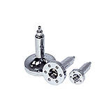 Насадки вакуумно-роликові металеві для вакуумної терапії 3шт, фото 2